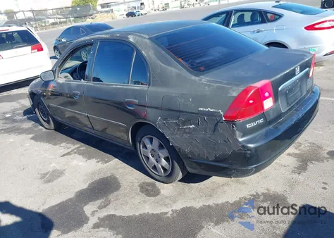 2002 Honda Civic Ex z USA, uszkodzony, nr VIN 2HGES26772H531180